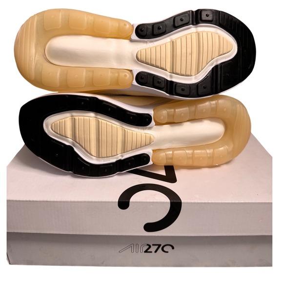 Nike Air Max 270 Women's Running Shoes‎ Sail Black Coconut Milk Sneakers - Picture 4 of 8